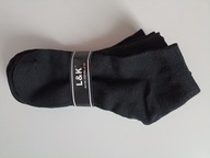 3 pary Śliczne bawełniane skarpety L&K