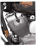 HARLEY MOSTKI WYPEŁNIAJĄCE GŁOWICE TWIN CAM '88 SREBRNO-SZARE '99-'06