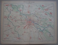 WROCŁAW BRESLAU Plan miasta i okolic 1885