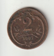 Austria 2 Heller 1907