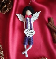 Aniołek handmade makrama