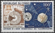 Kongo xx tel412 rTv satelita kosmos MNH VF