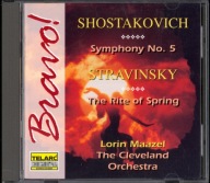 Shostakovich-Sym.No.5/ Stravinsky- The Rite of Spring-L.Maazel/Telarc