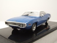 PLYMOUTH Satellite Sebring Plus blue/white 1971 1/43 ixo CLC601N.22