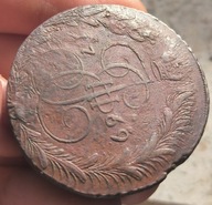 Rosja - 5 kopiejek 1769 EM K.II - MENNICZA