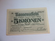 AUSTRIA 5 KRONEN 1918