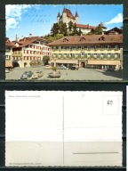 K19995)Szwajcaria: Thun, Rathausplatz + Schloss