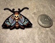 Pin przypinka Ćma Trupia Główka