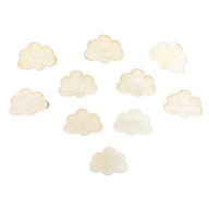Scrapki drewniane chmurka chmurki obłok 10szt