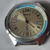 Zegarek mechaniczny Rakieta 24 h .praktycznie NOS
