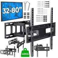 MOCNY OBROTOWY WIESZAK NA TELEWIZOR 32–80 CALI SOLIDNY UCWYT NA TV 40KG