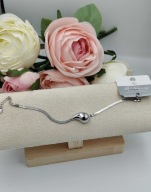 Blueberry damska srebrna bransoletka stal 316L kropla KLASA i STYL