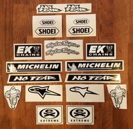 20szt Naklejki Zestaw DIRT BIKE KIT NR2 na Ścigacz Crossa Quad Kaski Enduro