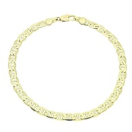 86723 Bransoletka stal chirurgiczna 316L pozłacana 14k gucci 23 CM 5,2 MM