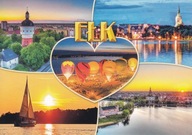 EŁK - WIEŻA CIŚNIEŃ - JEZIORO EŁCKIE - Z LOTU PTAKA - BALON