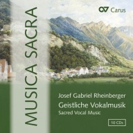 RHEINBERGER Musica Sacra SACRED VOCAL MUSIC Dietrich Fischer-Dieskau 10 CD