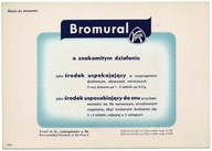 APTEKA REKLAMA BIBUŁA DO ATRAMENTU KNOLL LEK BROMURAL LATA 40TE OKUPACJA