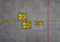Podstawka "Lotnisko US Air Base" skala 1:144 roz.A4 druk PCV 3mm HF14429