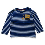 JoJo Maman Bébé bluzka bawełniana z koparką 92/98 cm