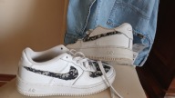 DIOR NIKE AIR AF1-BUTY DAMSKIE -R-37-WKŁ-24,5CM-SKÓRA NATURALNA.
