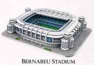 Real Madryt Mini Stadion Santiago Bernabéu 3D –Papierowe Puzzle