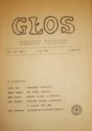 GŁOS nr 2/35, format A-5, niezależny miesięcznik 1981