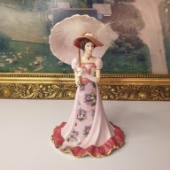 Lena Liu „Spacer w parku” – porcelanowa figurka dzwonek, certyfikat