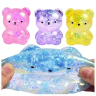 GNIOTEK SENSORYCZNY BROKATOWY MIŚ ANTYSTRESOWY SQUISHY DO ŚCISKANIA MIĘKKI