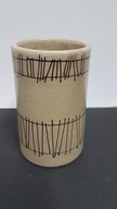 Ceramiczny wazonik przybornik vintage design
