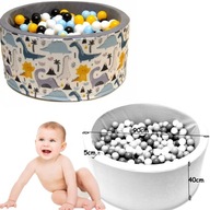 SUCHY BASEN Z KULKAMI 90X40 200 PIŁEK KOJEC - BASENIK Z PIŁECZKAMI WELOX