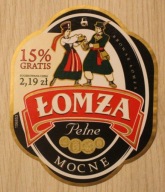 ETYKIETA - BROWAR ŁOMŻA - MOCNE - Pełne