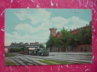 KĘPNO KEMPEN I POS OSTRÓW WIELKOPOLSKI NAMYSŁÓW DWORZEC KOLEJOWY POCIĄGI RR