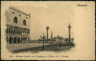 Venezia Palazzo Ducale con Piazzetta - Genova 1900