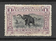 Congo belg. x B439 fauna słoń 28euro
