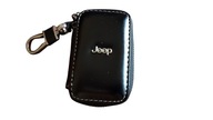 JEEP ETUI NA KLUCZYK BRELOK SKÓRA CHROM JEEP