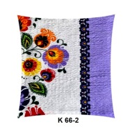 Poszewka z kory 40x40 jasiek z bawełny gofrowanej K 66-2 łowicz wrzos pas