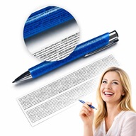 ZAKAZANY DŁUGOPIS NIEWIDOCZNY TAJNY DO ŚCIĄGANIA Z UKRYTĄ ŚCIĄGĄ NA EGZAMIN