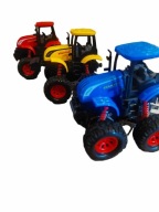 Traktor, zabawka, różne kolory.