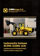 PROSPEKT XCMG ZL30G (CE). ŁADOWARKI KOŁOWE