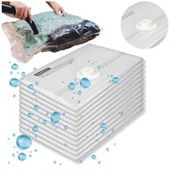 10 SZT WORKÓW PRÓŻNIOWYCH ZESTAW 50x70 WIELOKROTNEGO UŻYTKU MOCNE SZCZELNE