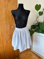 Gant 40 L XL spódnica biała w prążek paski cotton