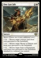 Karta Magic: The Gathering One Last Job OTJ