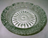 Kryształowa popielnica ok 15 cm PRL