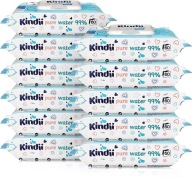 Kindii Chusteczki Nawilżane Dla Dzieci 12-pak 720 Sztuk 99% Woda 12x60