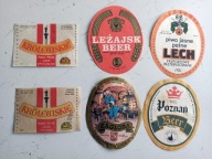 Etykiety piwne etykieta piwo zestaw polskie stare