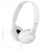 Słuchawki z mikrofonem Sony MDR-ZX110AP białe