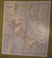 MAPA - POLSKA WIEKU XV. Ułożył i rysował Jan Babirecki - REPRODUKCJA