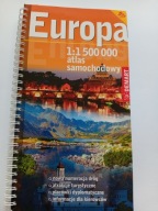 Europa atlas samochodowy 1:1 500 000 Praca zbiorowa NOWY