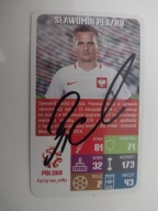 Karty Top trumps autograf Polska Sławomir Peszko PZPN
