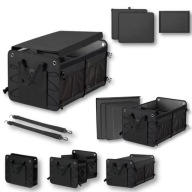 ORGANIZER DO SAMOCHODU BAGAŻNIKA 56L KUFER TORBA DO AUTA SZTYWNY DUŻY